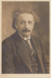 Retrato de Albert Einstein 1879-1955, 1921. de Herman Mishkin