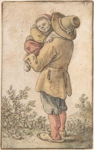 Camponês com Criança, século XVII.