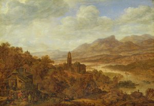 Paisagem com o rio Reno, 1652