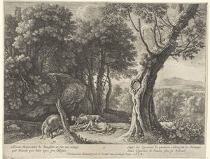 Morte de Adónis
História de Adónis (título da série) de Herman van Swanevelt