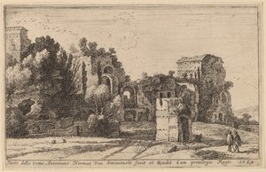 As Termas de Caracala de Herman van Swanevelt