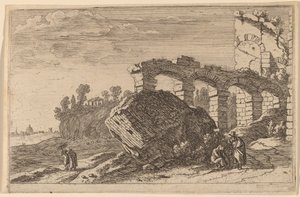 Os quatro arcos arruinados de Herman van Swanevelt