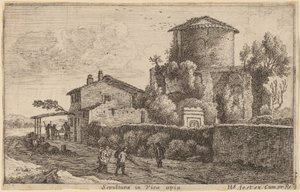 Túmulo na Via Appia de Herman van Swanevelt