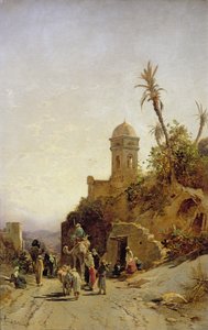 A caravana de partida, Bethanin, c.1880
