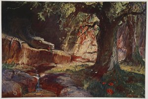 Fafner em sua caverna, 1906