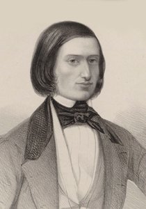 Retrato de Jacques Offenbach 1819-1880, 1846. de Hermann Raunheim