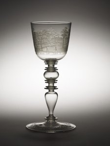 Goblet, c.1680 (vidro) de Hermann Schwinger