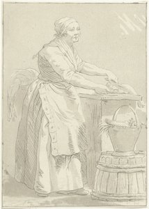 Mulher de limpeza de peixe
Fishwoman de Hermanus Fock