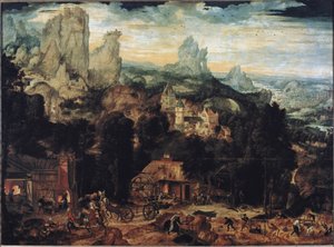 Minas de cobre - Óleo sobre tela