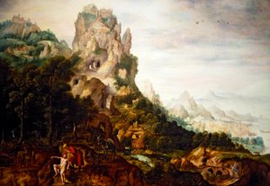 Bom Samaritano (óleo sobre painel)