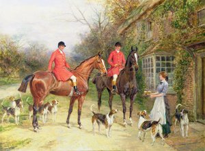 Uma parada no Fox Inn de Heywood Hardy