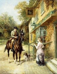 The Village Postman, de Heywood Hardy