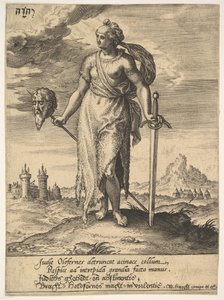 Judith, de Willem van Haecht, proemia de Tyrants, 1578, 1578 de Hieronymous Wierix