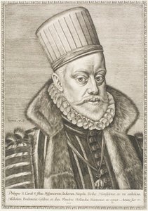 Filipe II, Rei de Espanha de Hieronymous Wierix