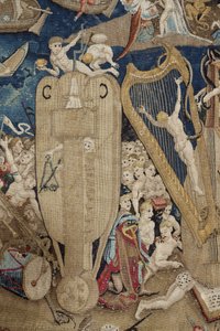 The Garden of Earthly Delights. ca. 1560 (tapeçaria) de Hieronymus (after) Bosch