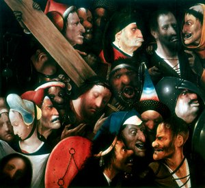 Carregando a Cruz, c1480-1516 de Hieronymus Bosch