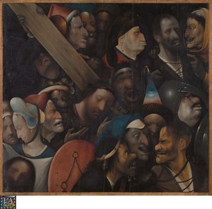 Cristo carregando a cruz de Hieronymus Bosch
