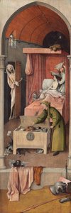 A morte e o avarento de Hieronymus Bosch