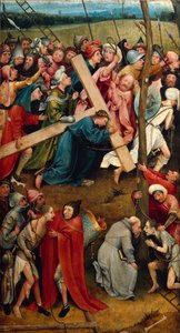 O Cristo segurando a sua cruz, O caminho para o Calvário de Hieronymus Bosch