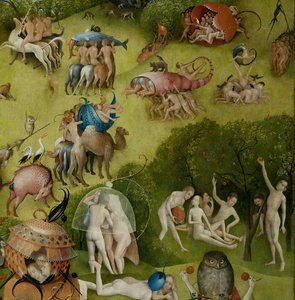 O Jardim das Delícias Terrenas, 1490-1500 de Hieronymus Bosch