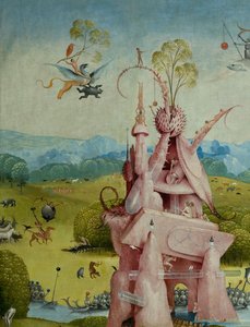 O Jardim das Delícias Terrenas, 1490-1500 de Hieronymus Bosch