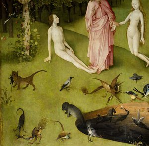 O Jardim das Delícias Terrenas, 1490-1500 de Hieronymus Bosch