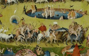 O Jardim das Delícias Terrenas, 1490-1500 de Hieronymus Bosch