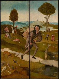 Tríptico de Haywain, ca. 1516 (exterior) de Hieronymus Bosch