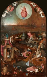 O Tríptico do Juízo Final, painel central, ca. 1490-1510. de Hieronymus Bosch