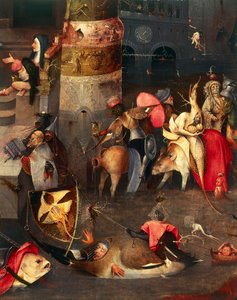 Tríptico da Tentação de Santo António (painel central) de Hieronymus Bosch