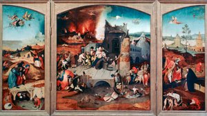 Tríptico da Tentação de Santo Antônio, c1480-1516 de Hieronymus Bosch