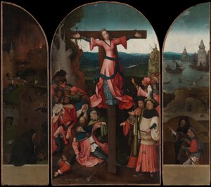 Tríptico do mártir crucificado de Hieronymus Bosch