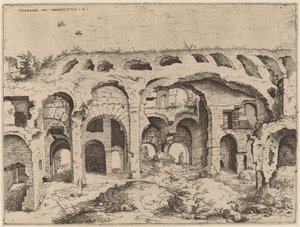 Quarta vista do Coliseu de Hieronymus Cock