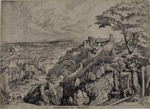 São Jerônimo no deserto de Hieronymus Cock