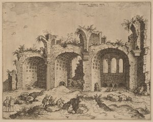 A Basílica de Constantino de Hieronymus Cock