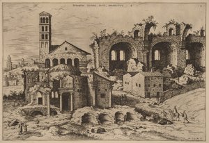 O Templo de Augusto e Faustina, o Templo de Divus Rómulo e a Basílica de Constantino