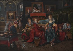 A Parábola das Virgens Sábias e das Tolas de Hieronymus Francken II