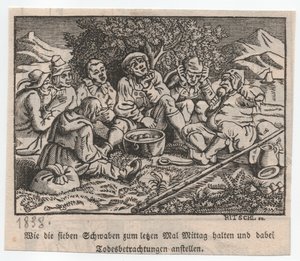 Os suábios armazenavam à volta do pote de bolinhos de Hieronymus Heinrich Jakob Ritschl von Hartenbach
