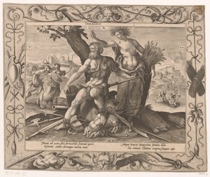 Cholerisch
Vier temperamenten (título da série) de Hieronymus Lederer