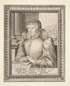 Catherine de Medici de Hieronymus Wierix