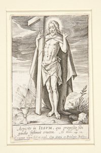 Cristo como Salvador de Hieronymus Wierix