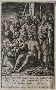 A Paixão: A Lamentação de Hieronymus Wierix