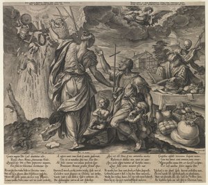 As Duas Mortes, Segunda metade do séc. de Hieronymus Wierx