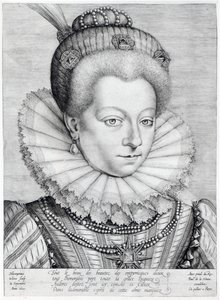 Retrato de Catherine Henriette de Balzac d&39;Entragues (1579-1633), Marquesa de Verneuil, 1600