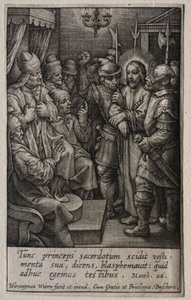 A Paixão: Cristo diante do Sumo Sacerdote.