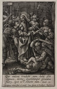 A paixão: a traição de Cristo.