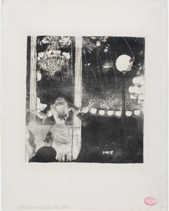 Mlle Bécat no Café des Ambassadeurs de Hilaire Germain Edgar Degas