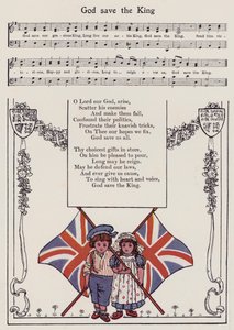 God Save The King (cor litho)