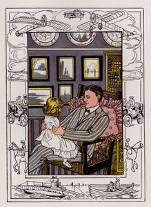 Mary Rides (cor litho) de Hilda Broughton