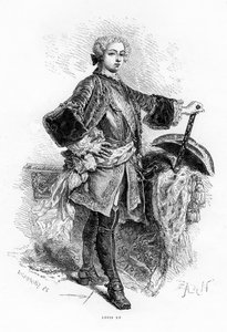 Luís XV, rei da França. de Hildibrand